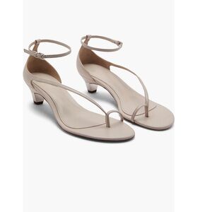 MANGO Ankle Strap Kitten Heel Sandal